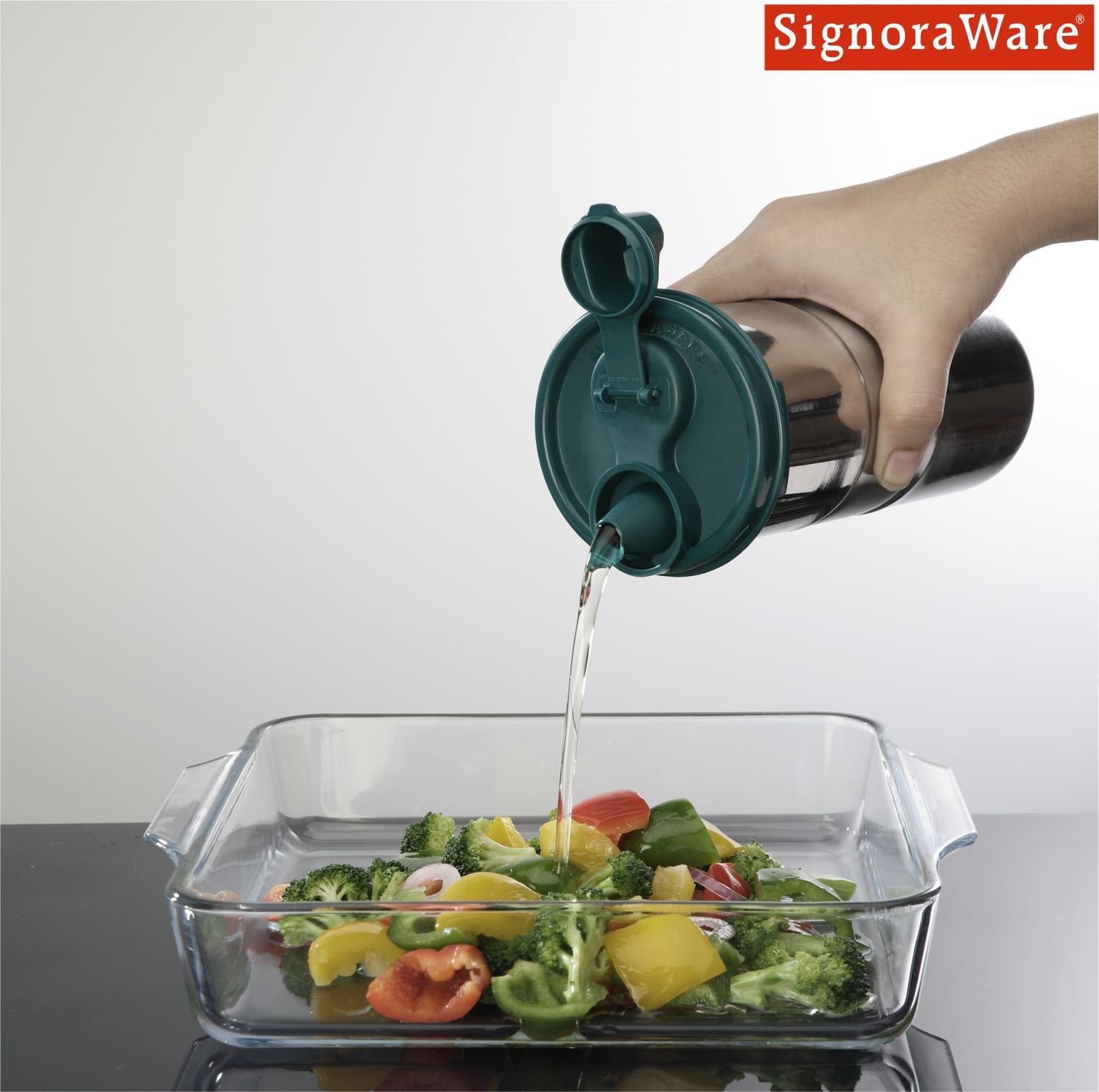 Easy Flow Steel Oil Dispenser 650ml