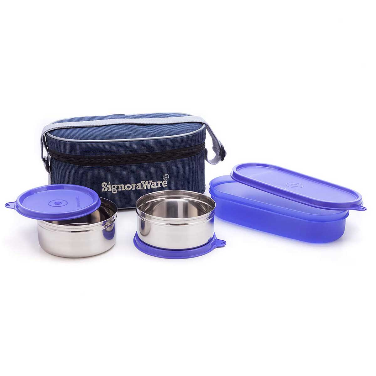 Double Decker Steel Lunch Box