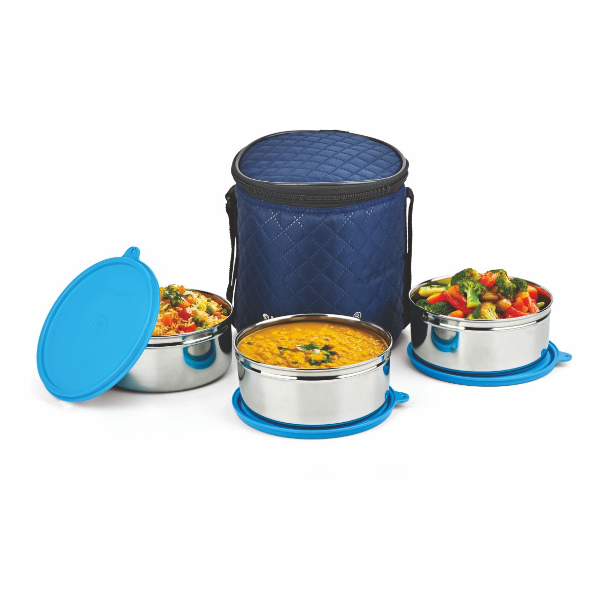 Big Meal Steel Lunch Box (3 Container)