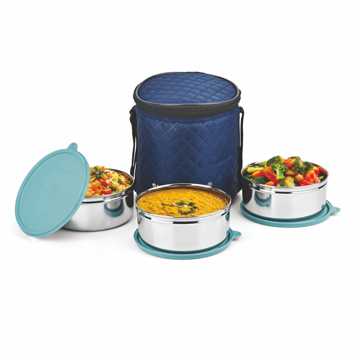 Big Meal Steel Lunch Box (3 Container)