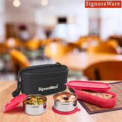 Double Decker Steel Lunch Box