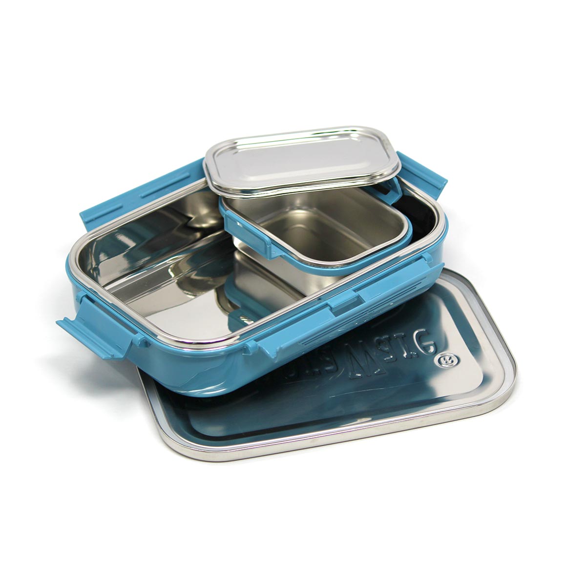 All Steel with Steel Lid Lunch Box