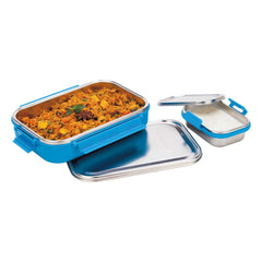 All Steel with Steel Lid Lunch Box