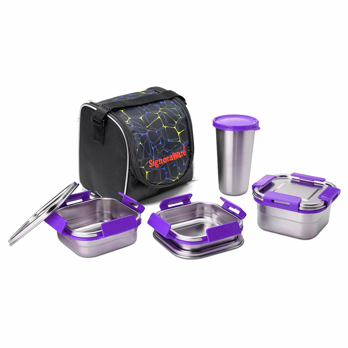 Best Squarex Steel Lunch Box