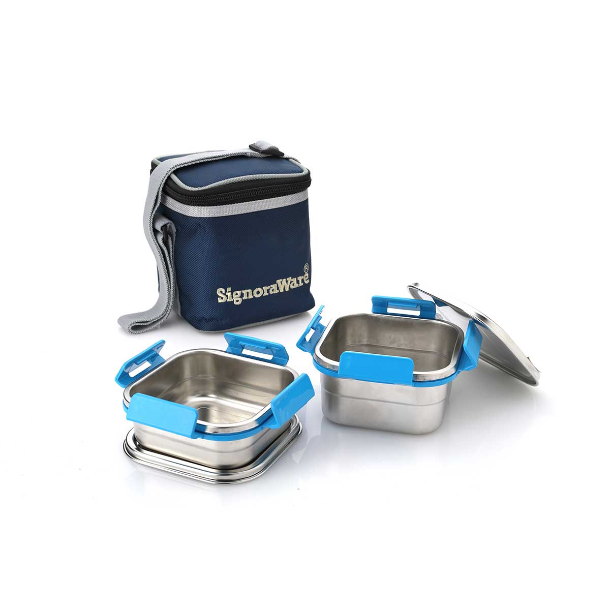 Director Squarex Steel Small Lunch Box