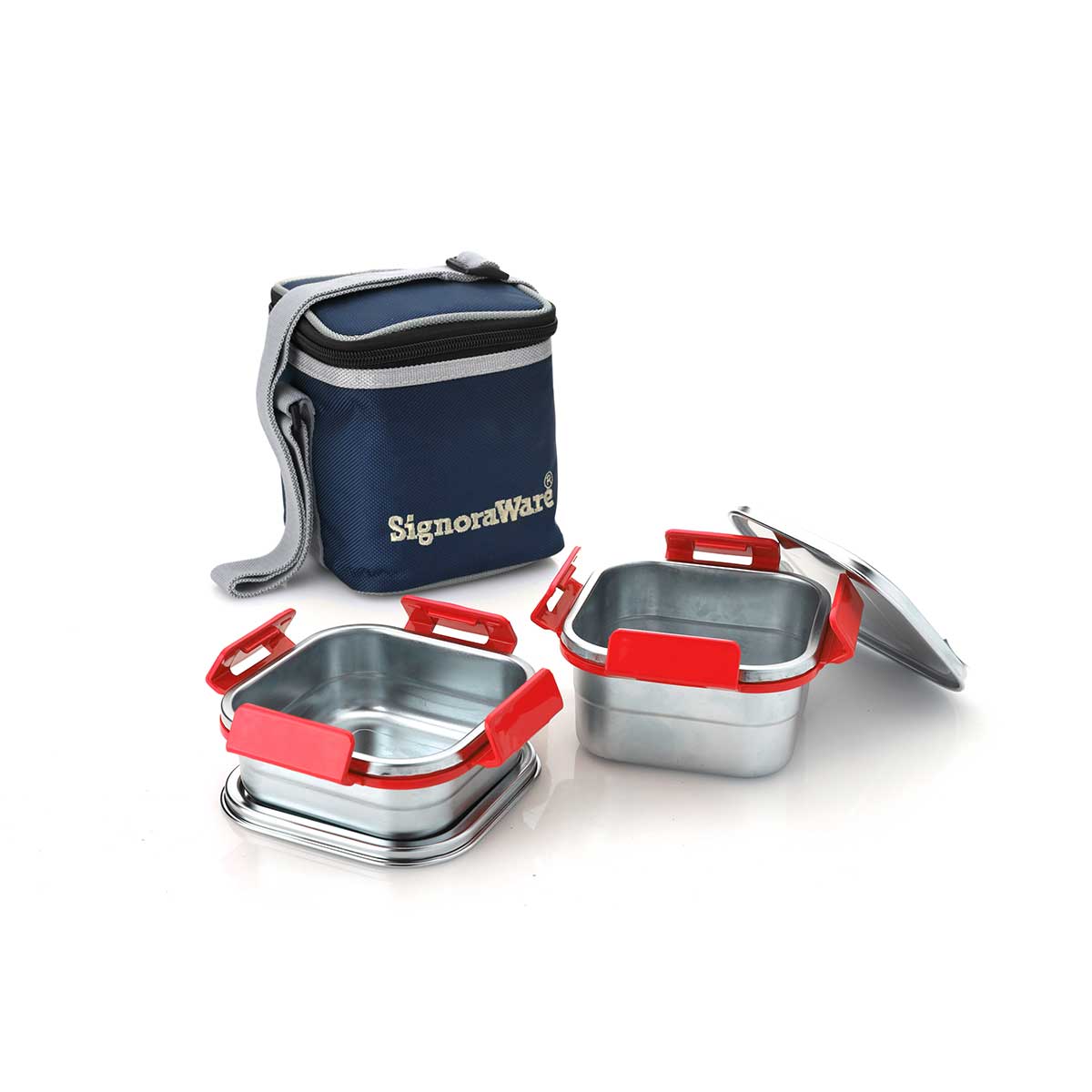 Director Squarex Steel Small Lunch Box