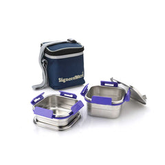 Director Squarex Steel Small Lunch Box