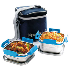 Director Squarex Steel Small Lunch Box