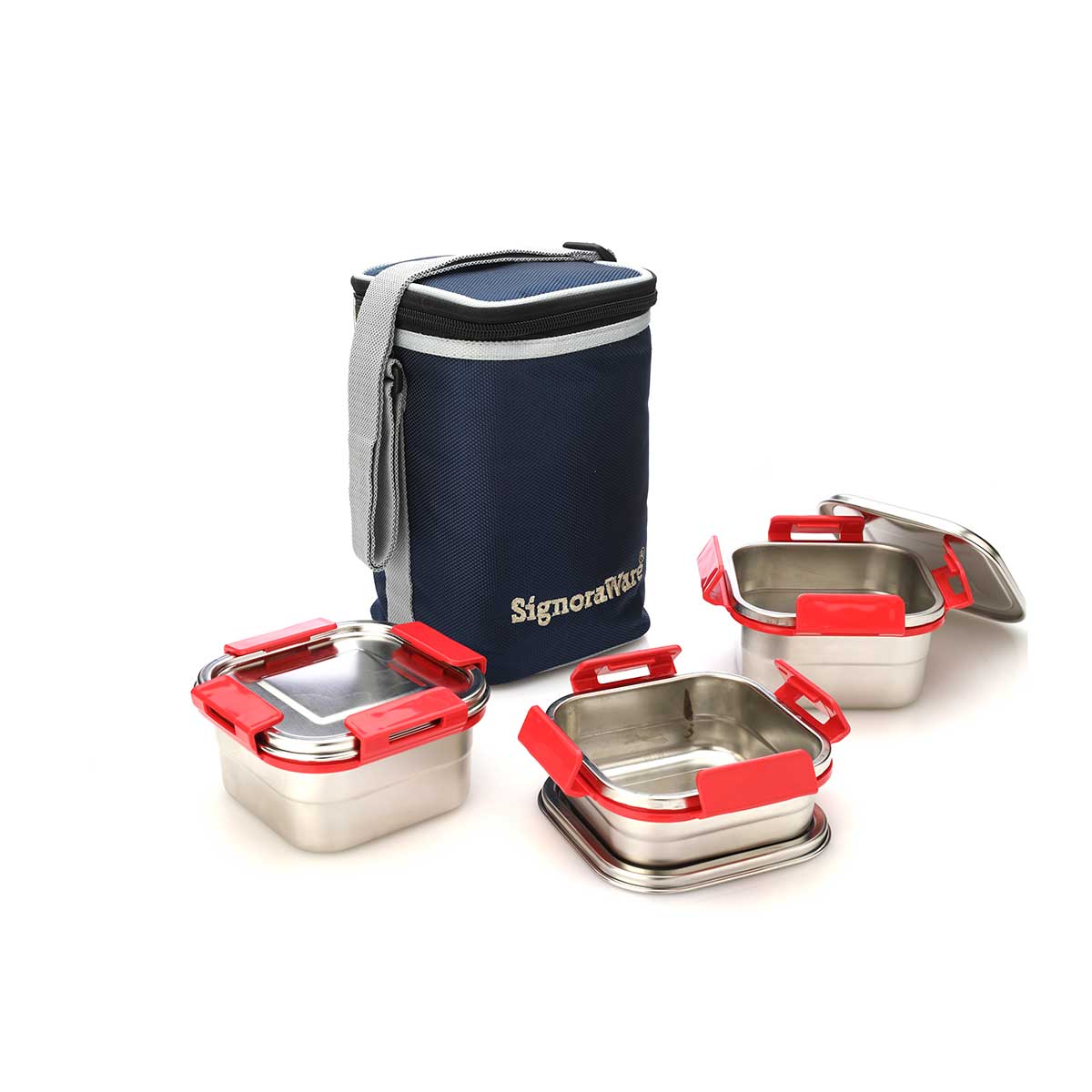 Director Squarex Steel Lunch Box