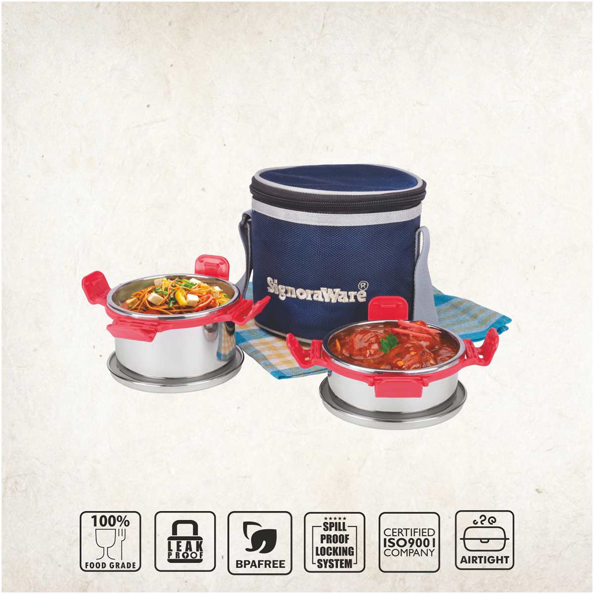 All Steel Executive Small Lunch Box