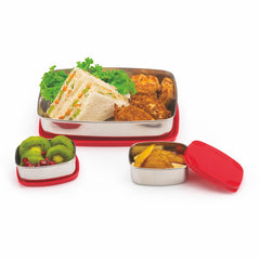 Hot Shot Steel Lunch Box