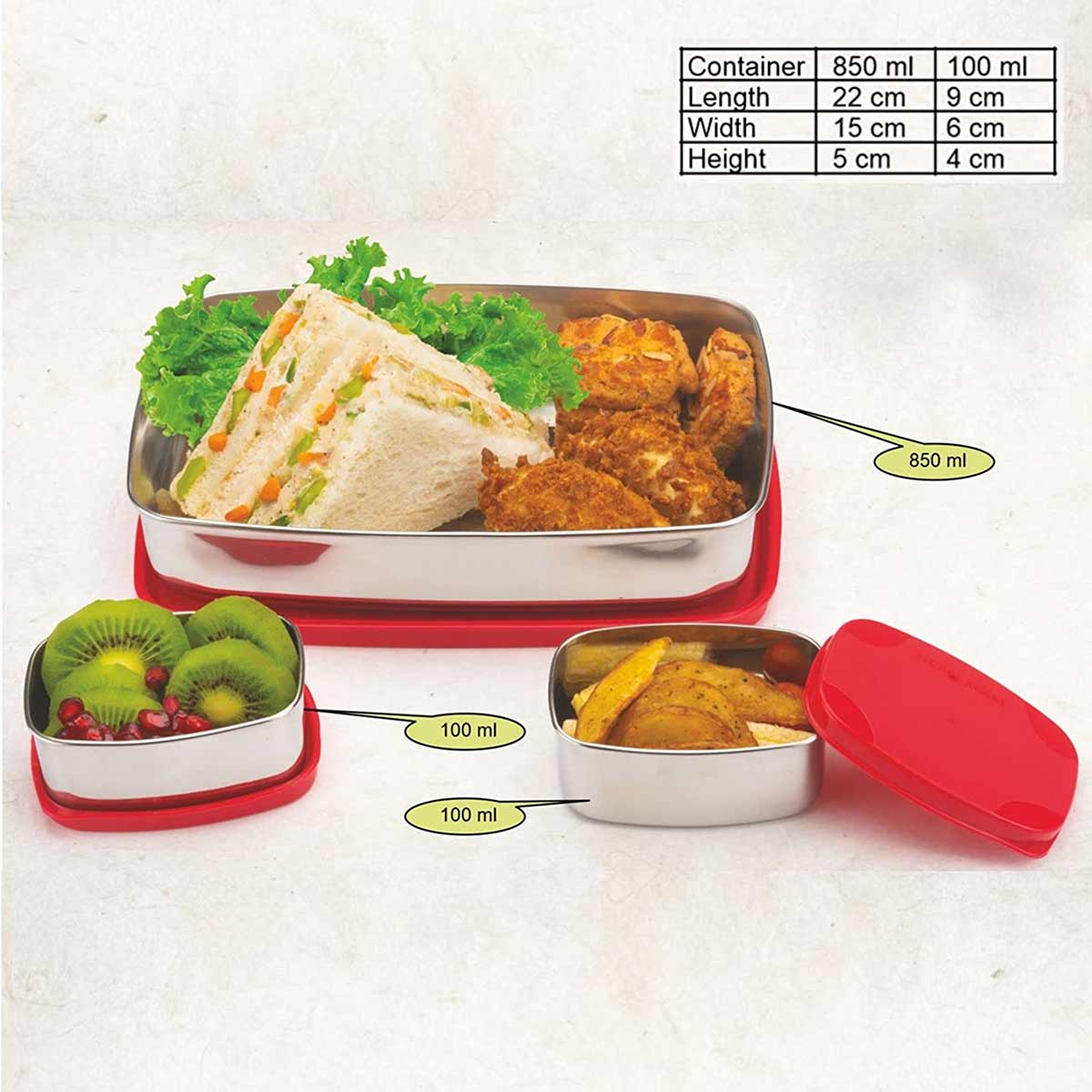 Hot Shot Steel Lunch Box