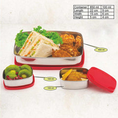 Hot Shot Steel Lunch Box