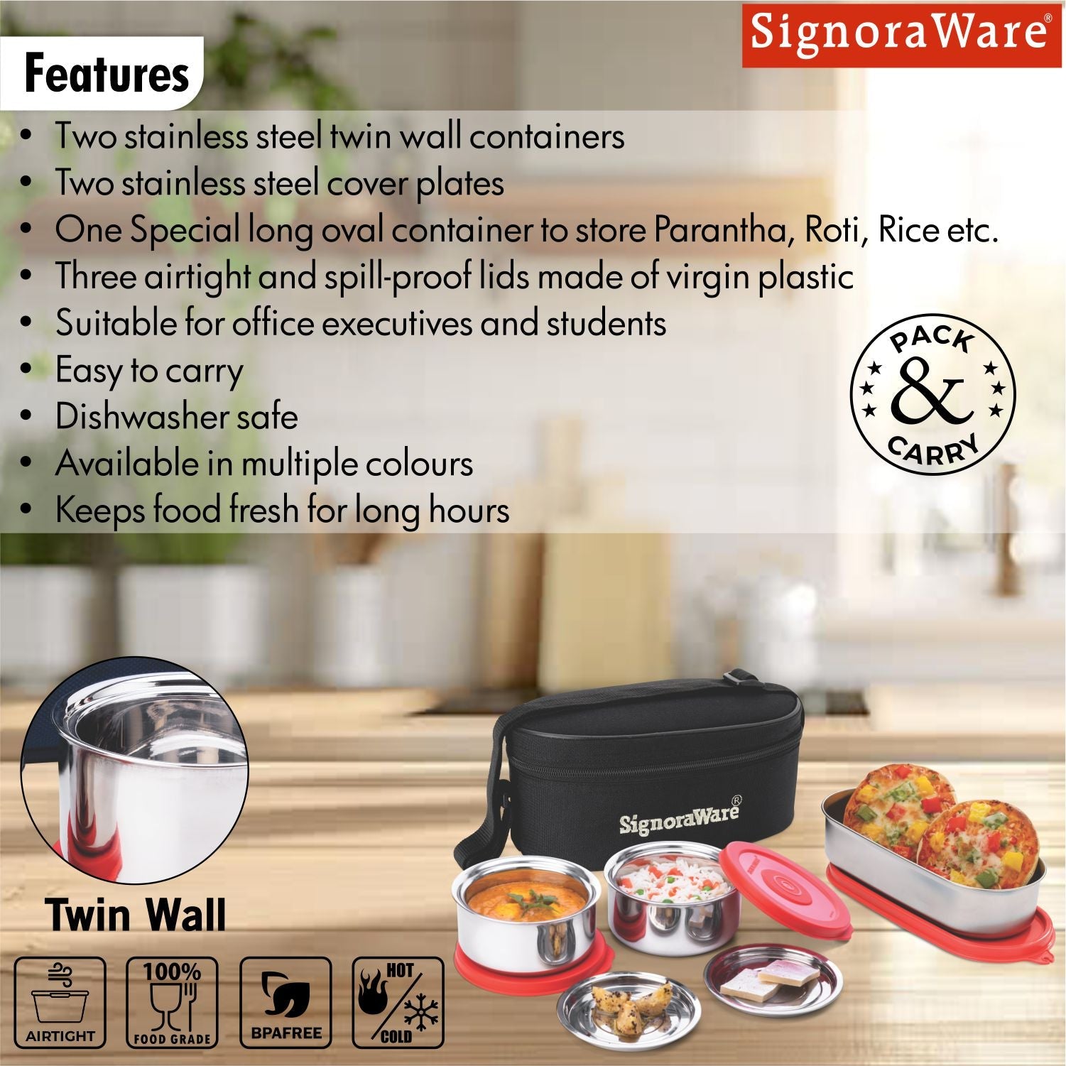 Double Decker Special Twinwall Lunch Box