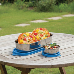 Feast Oval Steel Lunch Box
