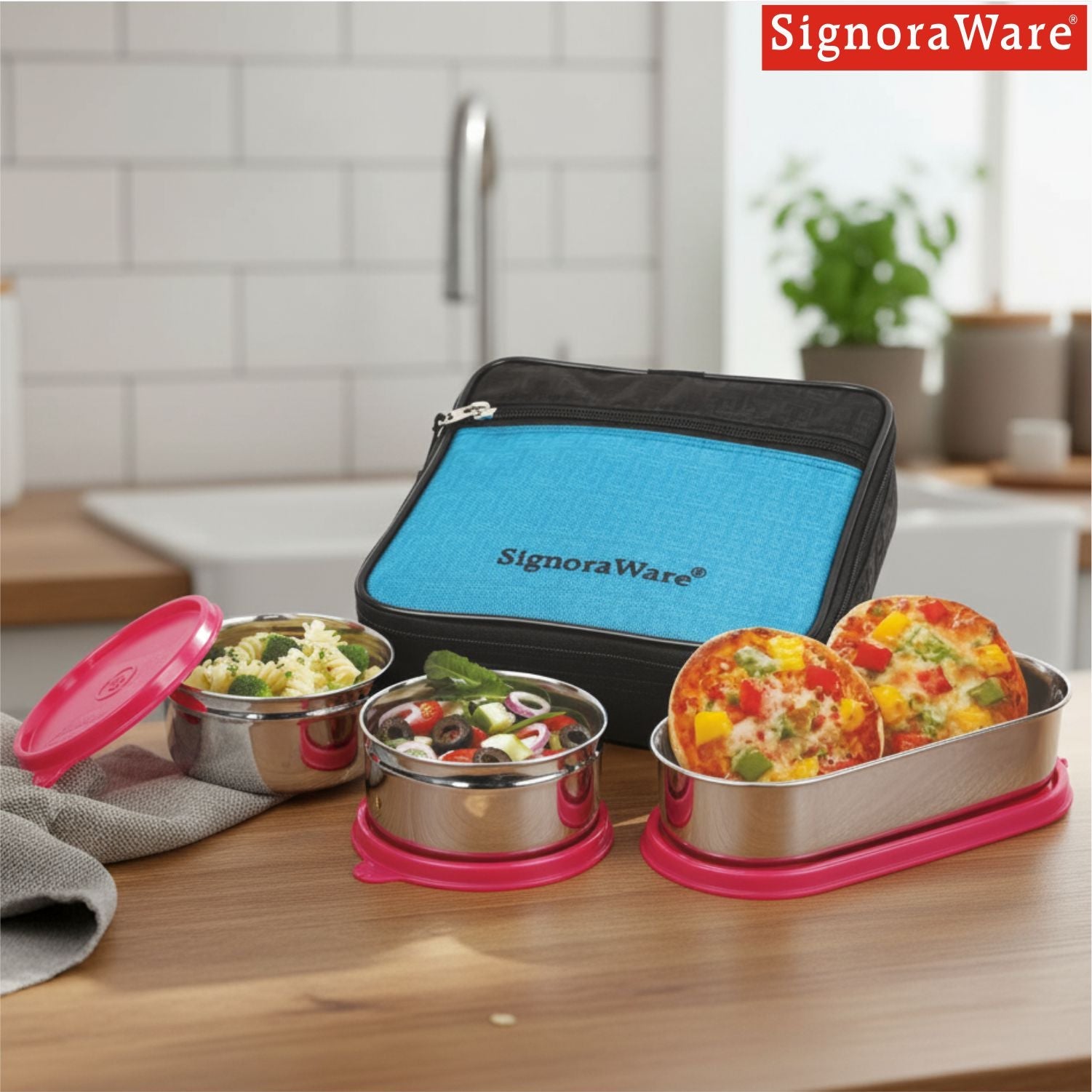 Health Bite Steel Lunch Box