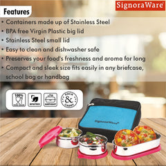 Health Bite Steel Lunch Box