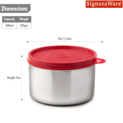 Executive Steel Big Container 500 ml