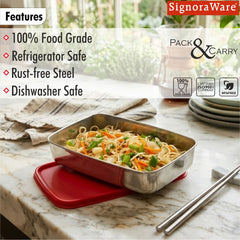 Crispy Small Steel Container 550 ml