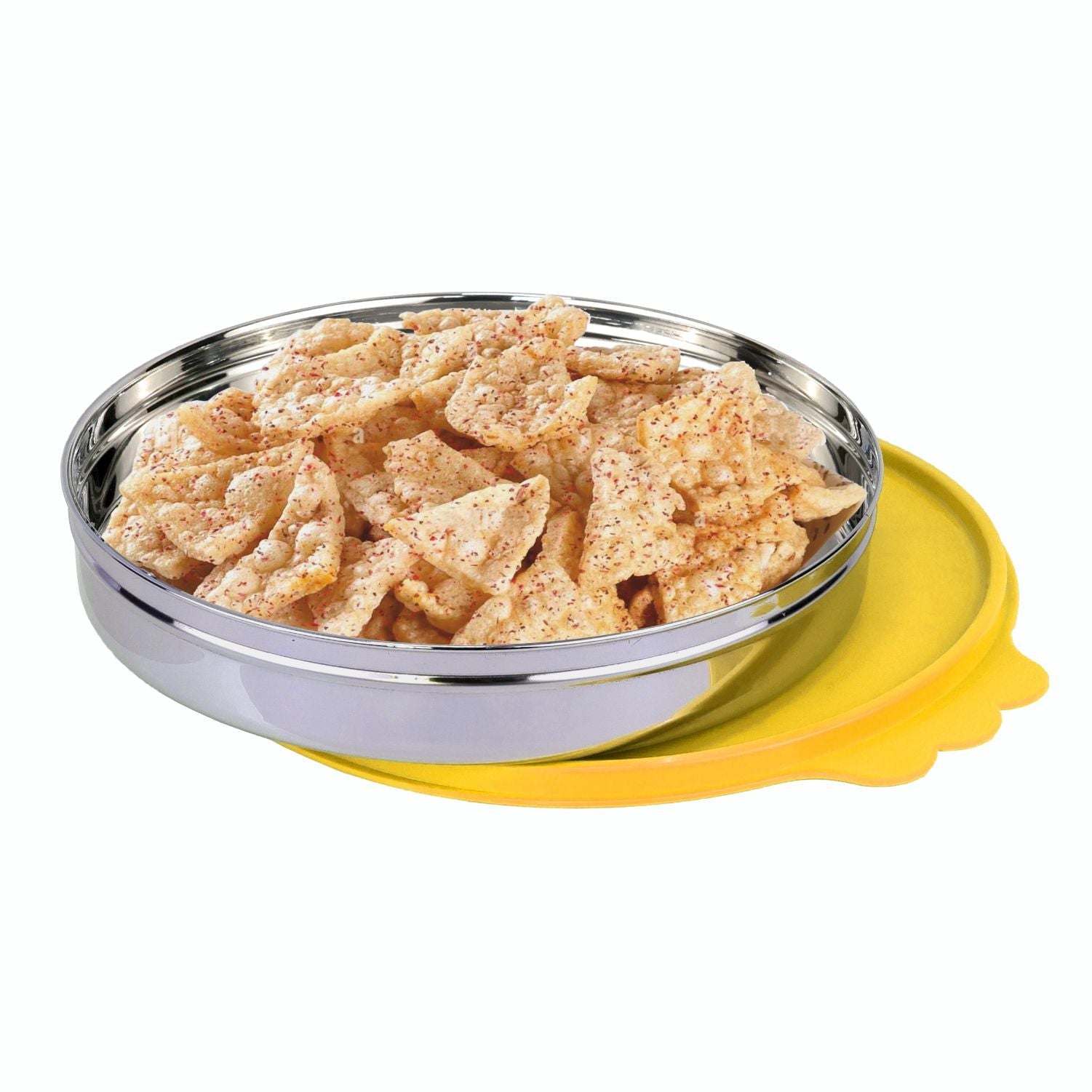 Khakra Box/ Storage Small Steel Cont. 1.6 Ltr.