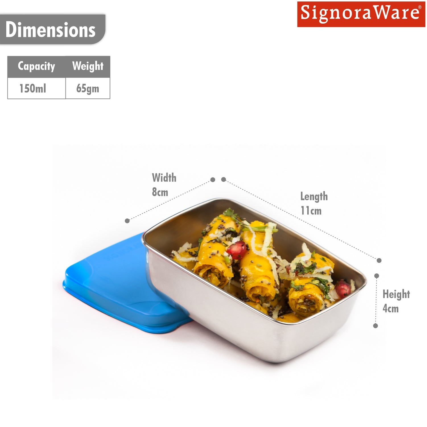 Handy Steel Container 150 ml