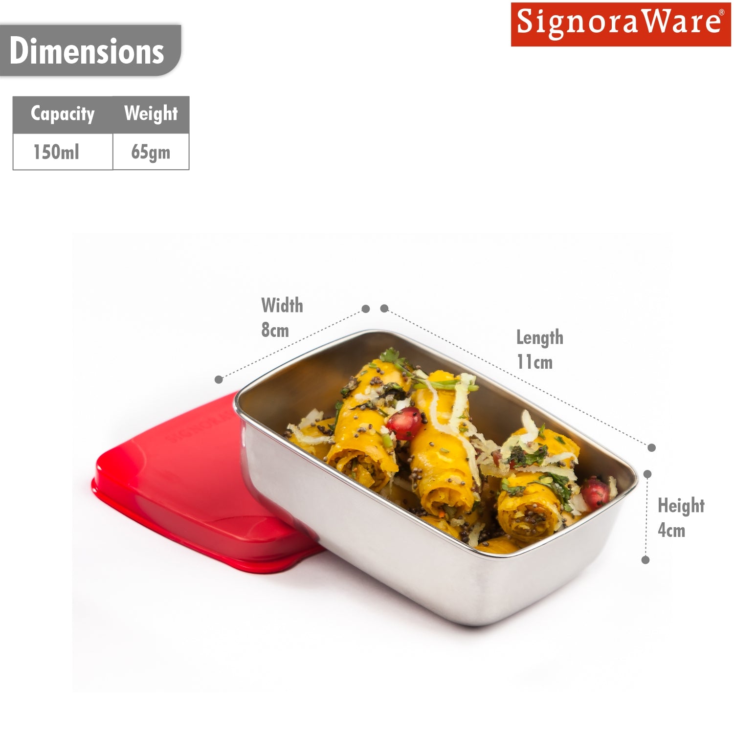 Handy Steel Container 150 ml