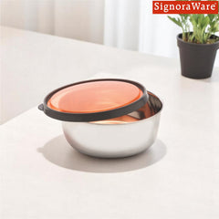 Elegant Steel Bowl 625 ml-Orange