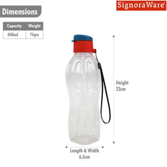 Fliptop Aqua Fresh Bottle 500 ml.