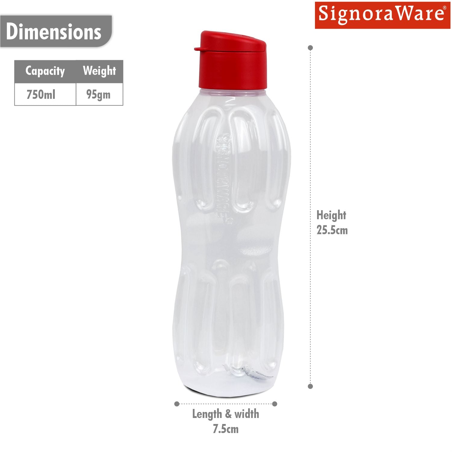 Fliptop Aqua Fresh Bottle 750 ml. | One Piece