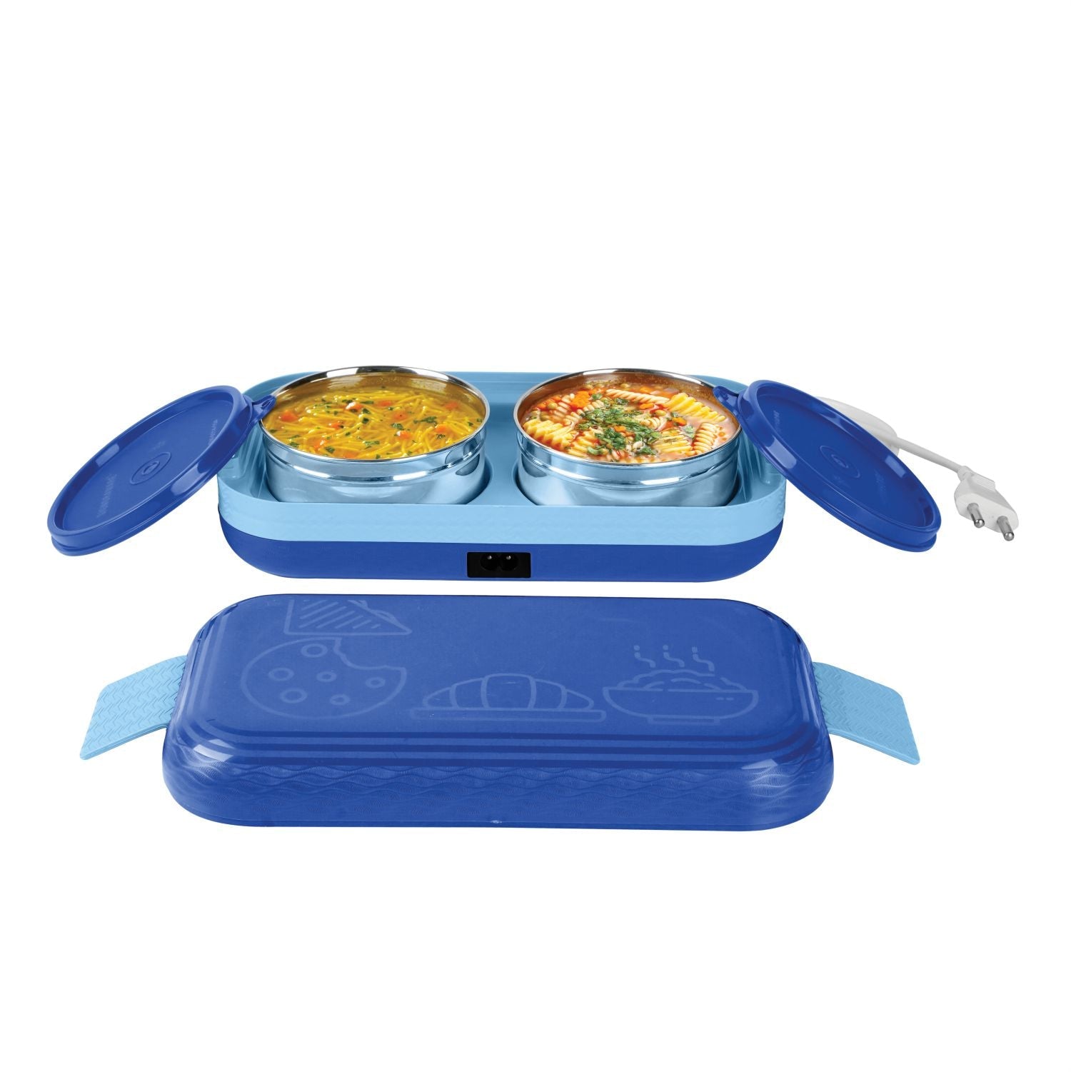 E-Hot Electric Steel Lunch Box