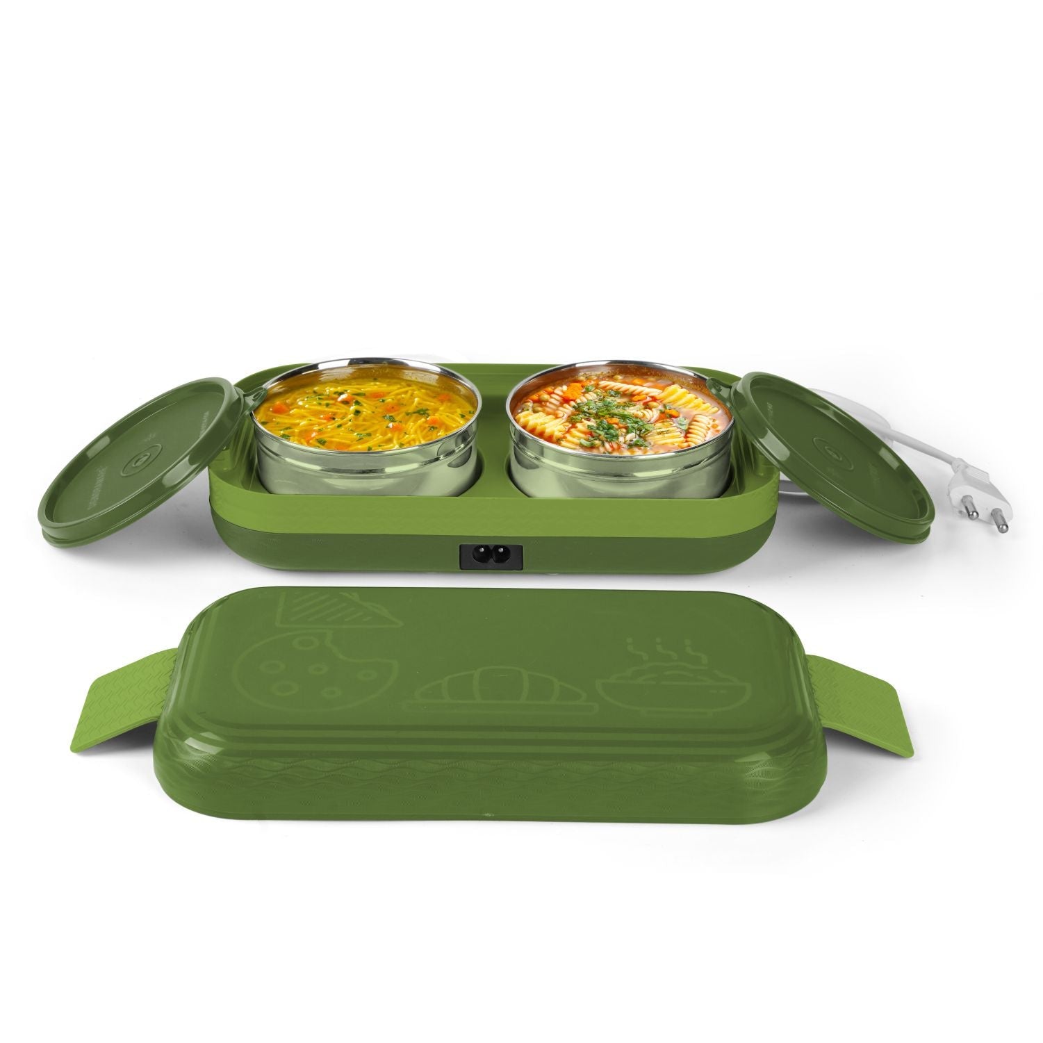 E-Hot Electric Steel Lunch Box