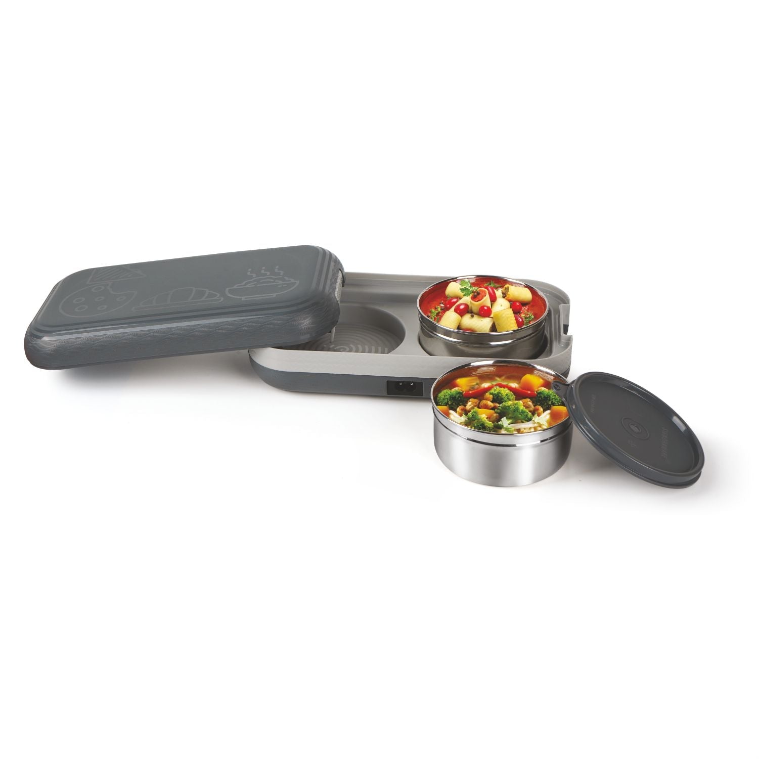 E-Hot Electric Steel Lunch Box