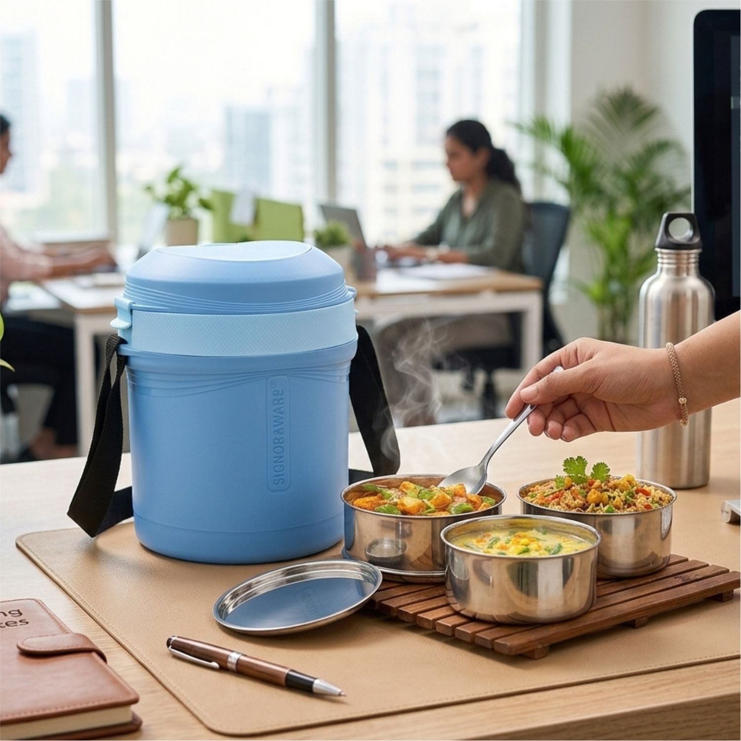 E-Hot Electric Lunch Box ( 3 Tier)