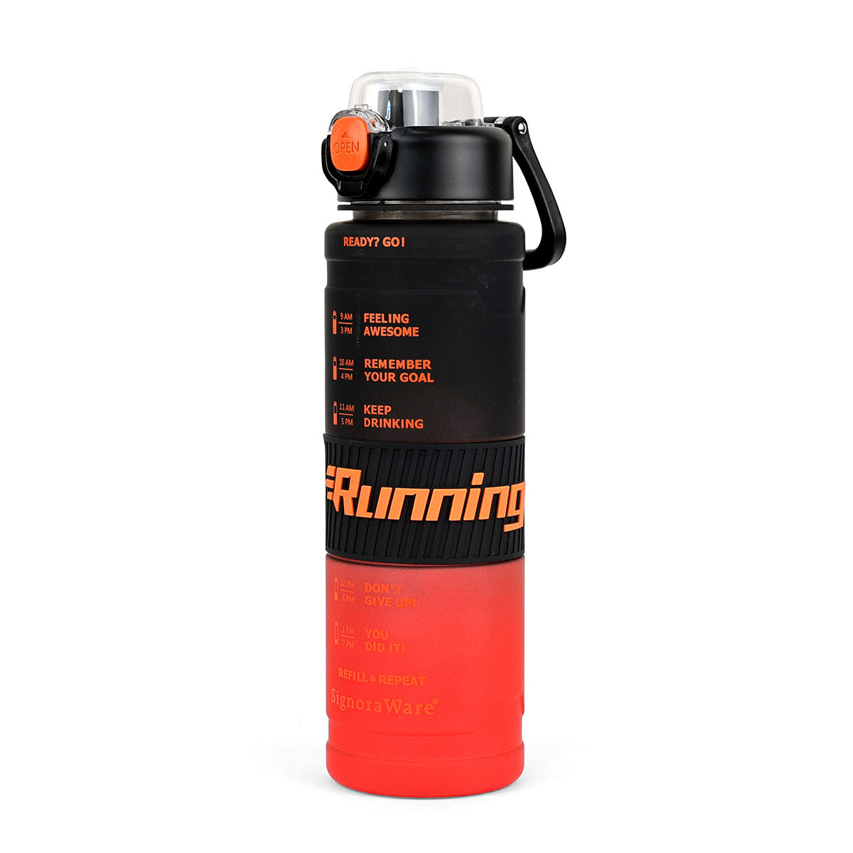 Clear Aqua Plastic Water Bottle 1100 ml