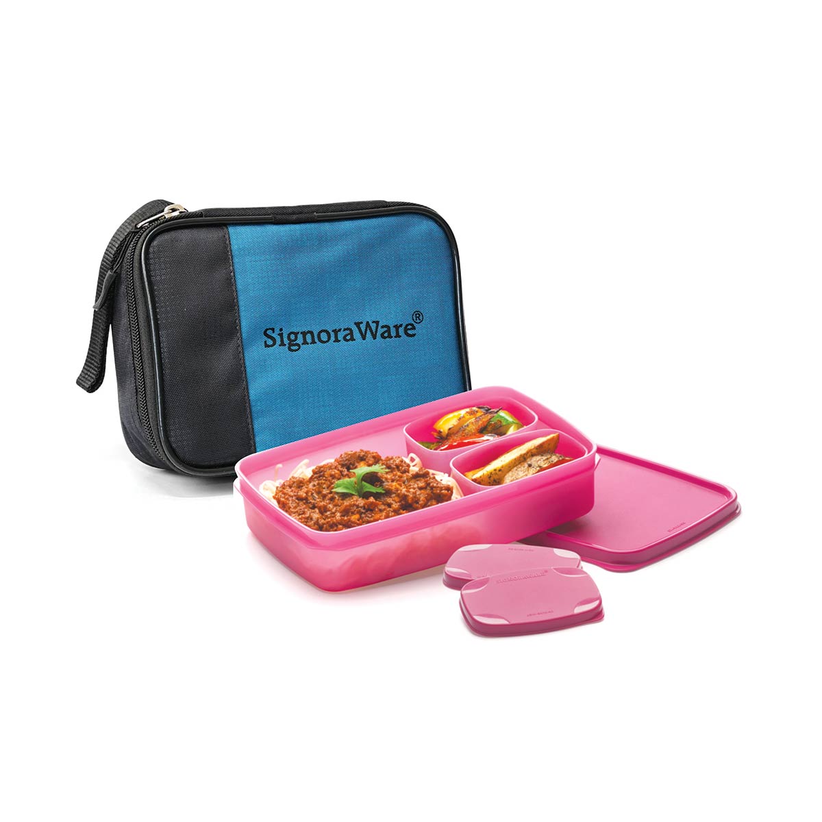 Compact Lunch Box With Bag