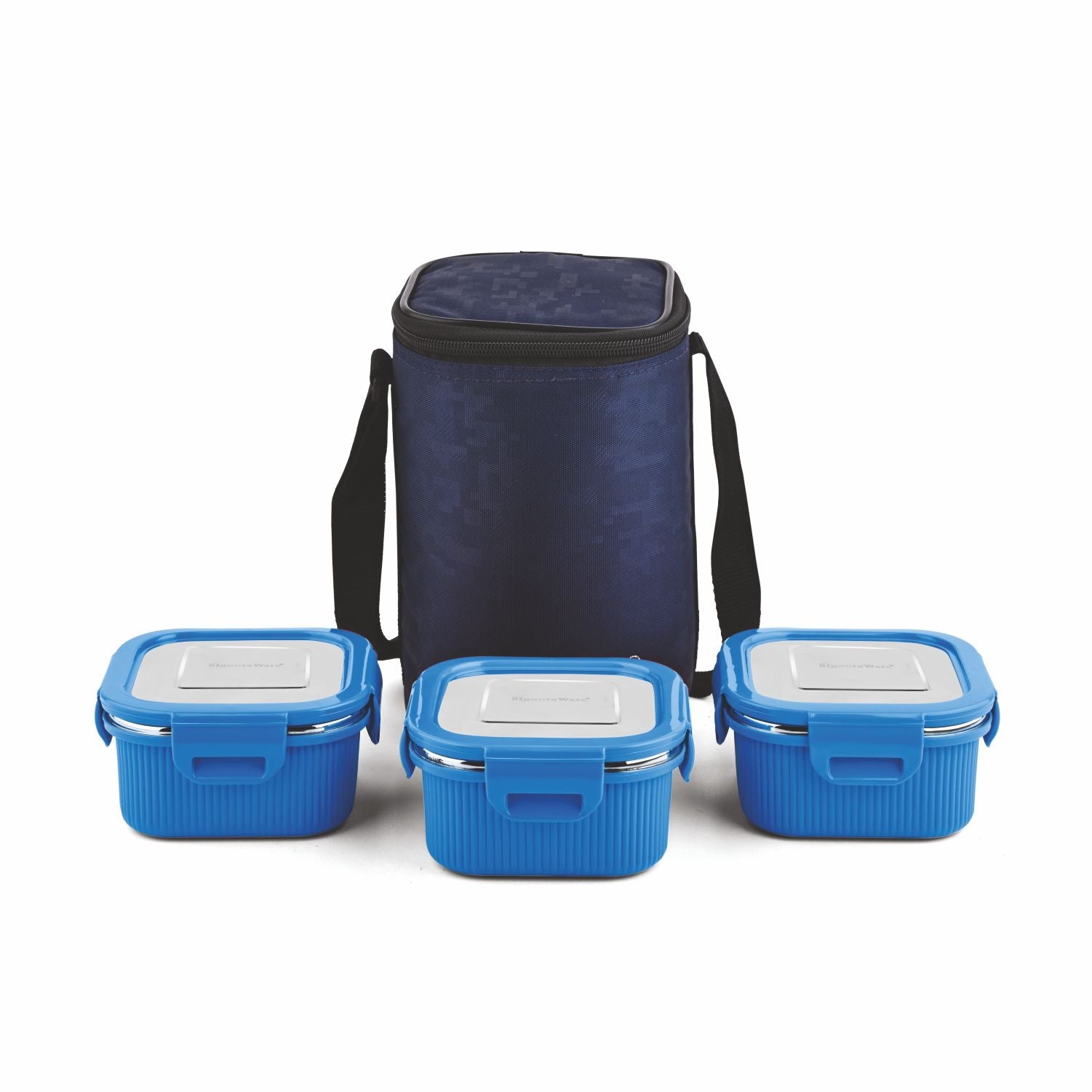 Box Bite Microsafe Stainless Steel Lunch Box Square