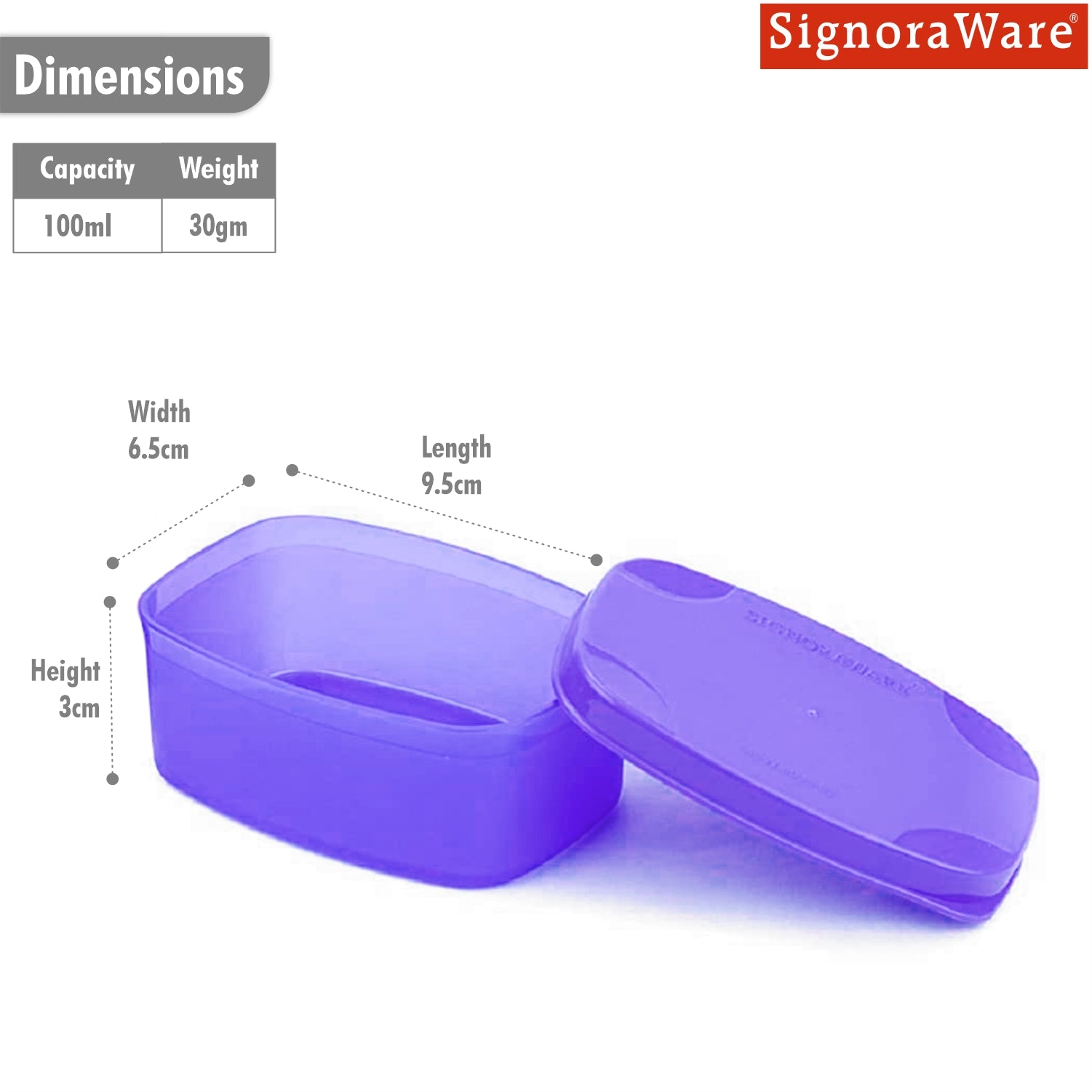 Cute Container (Set/4) | 100ml. each piece