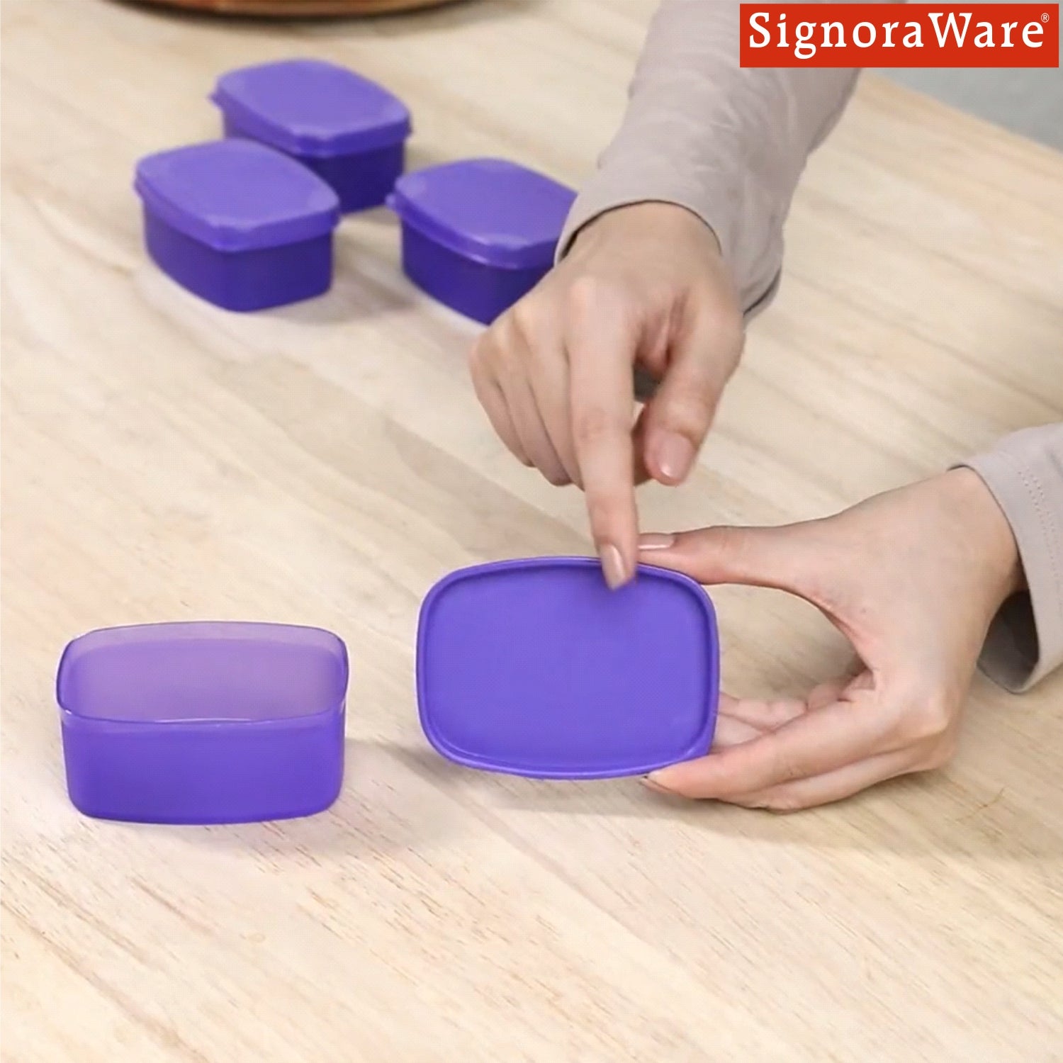 Cute Container (Set/4) | 100ml. each piece