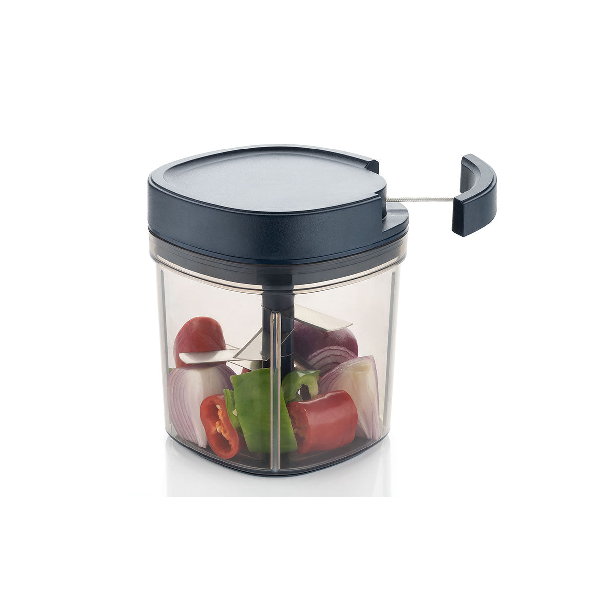 Food Master Chopper Square with 6 Blades (900 ml)
