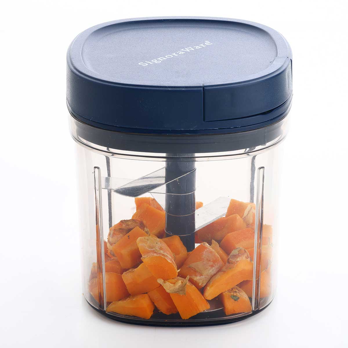 Food Master Chopper Square with 6 Blades (900 ml)