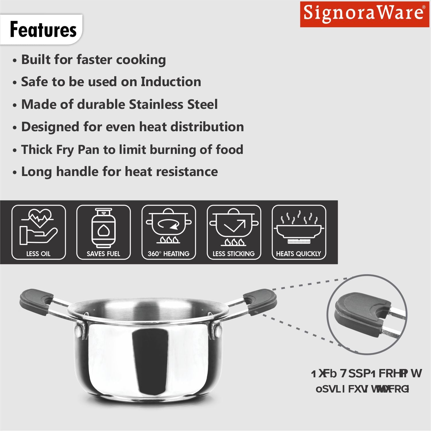 Artista Triply Mini Stewpot 12cm 725ml