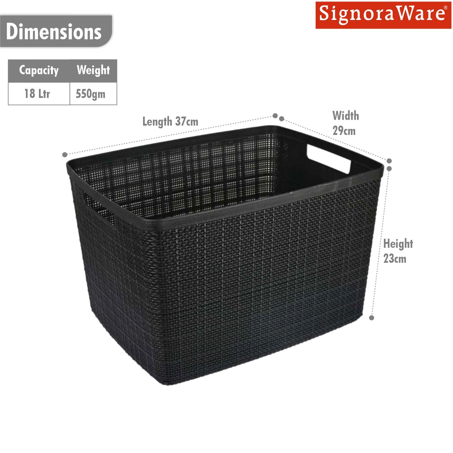 Jute Storage Basket 18ltr