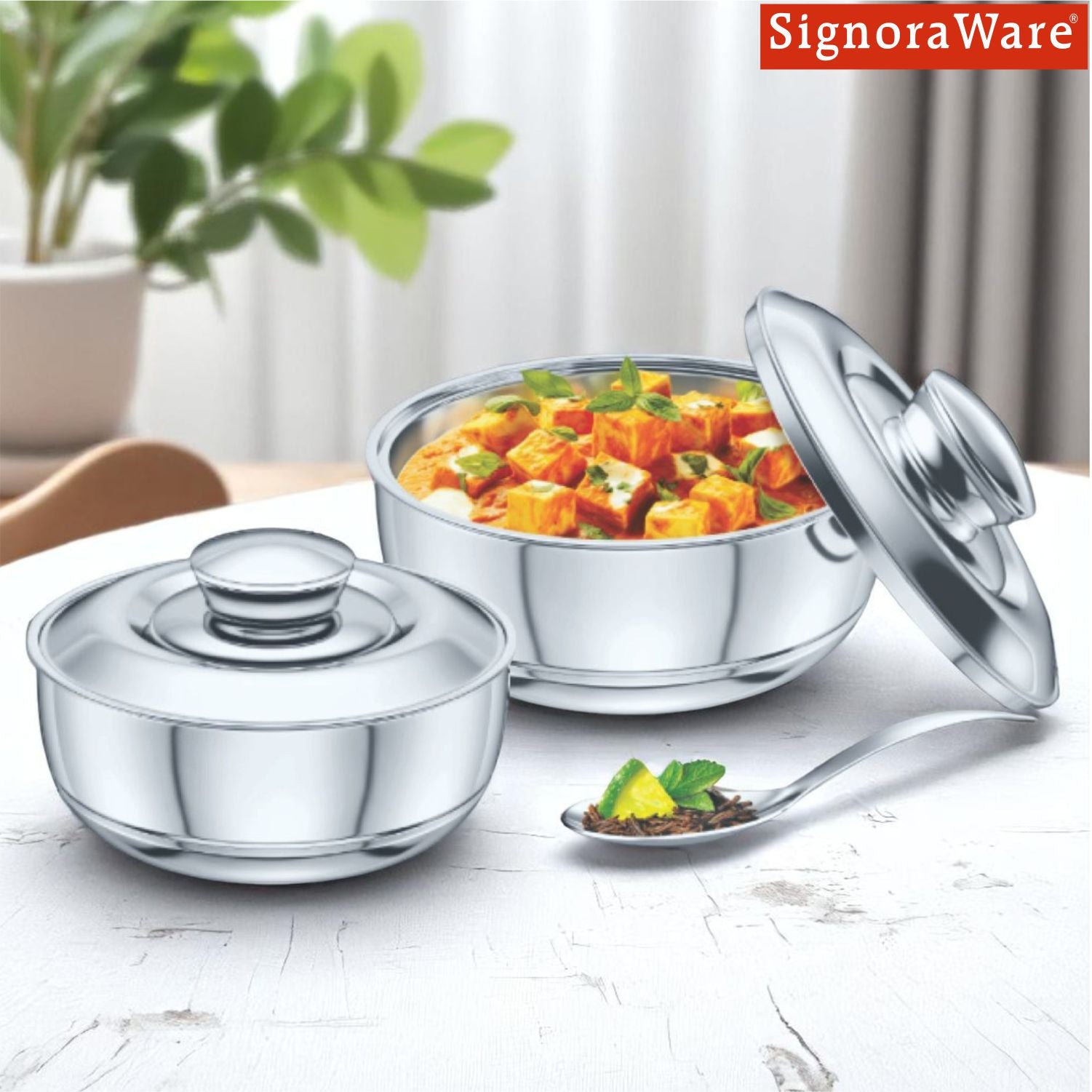 Fresh Casserole (1100ml+1600ml) Set of 2