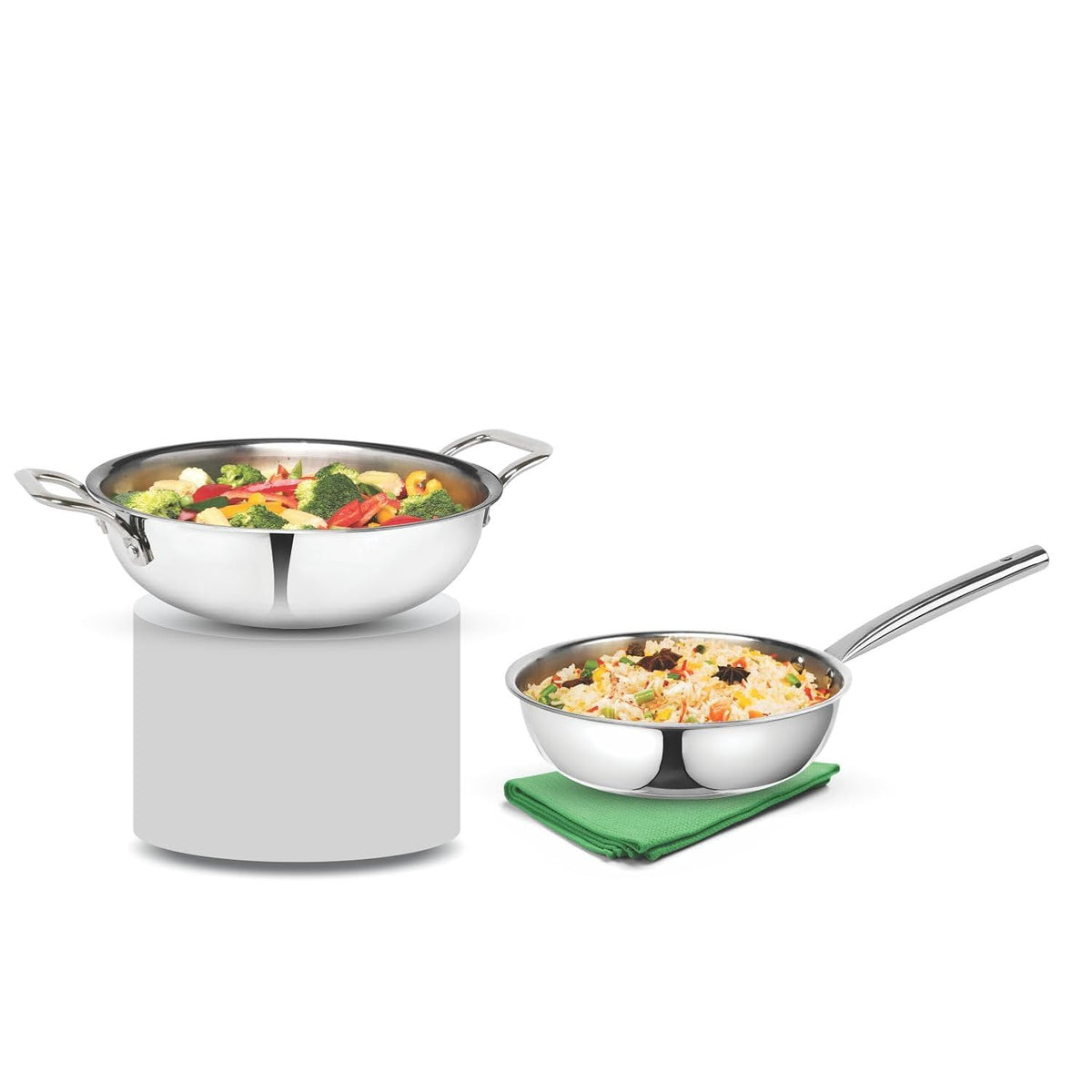 Artista TriPly (Kadhai 24cm, Frypan 22cm)
