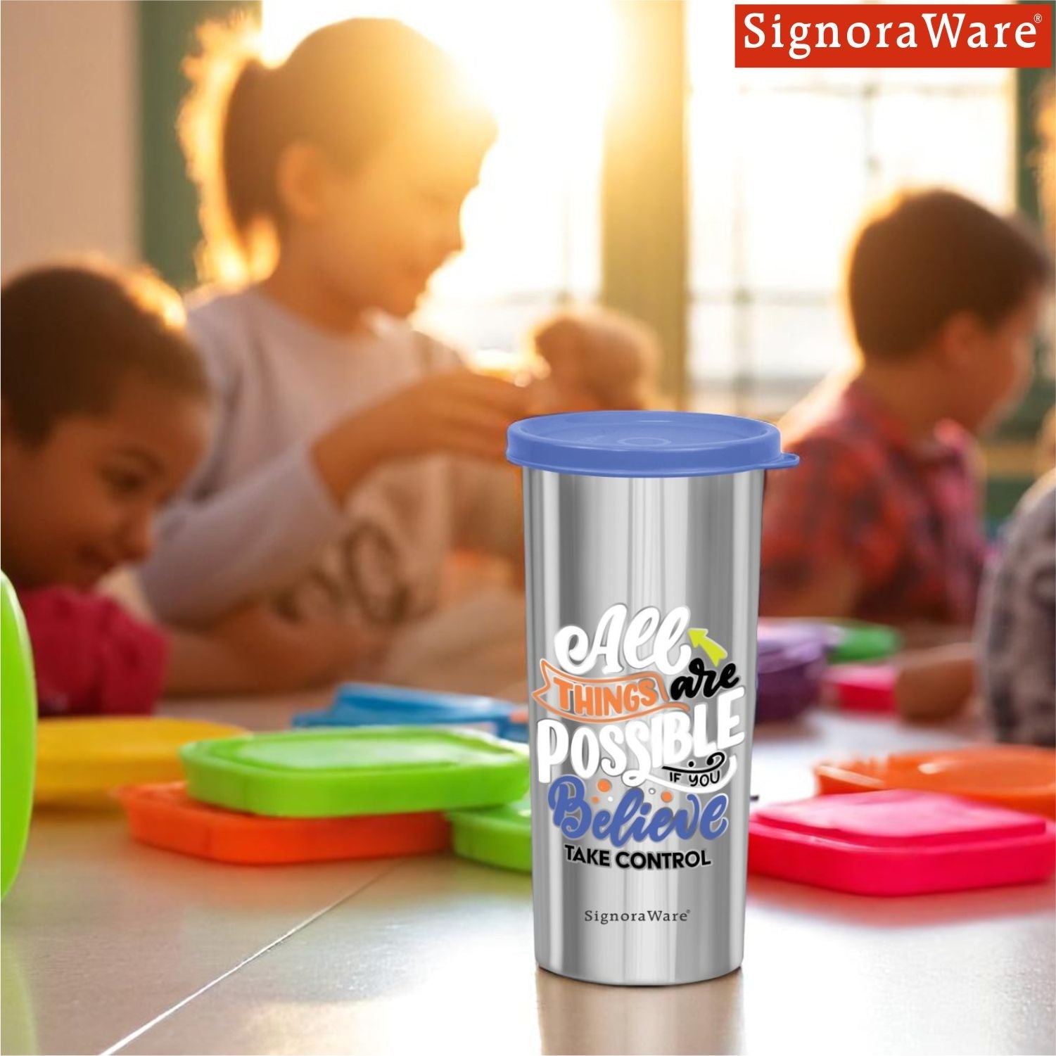 Jumbo Tumbler Steel (Designer) 500 ml