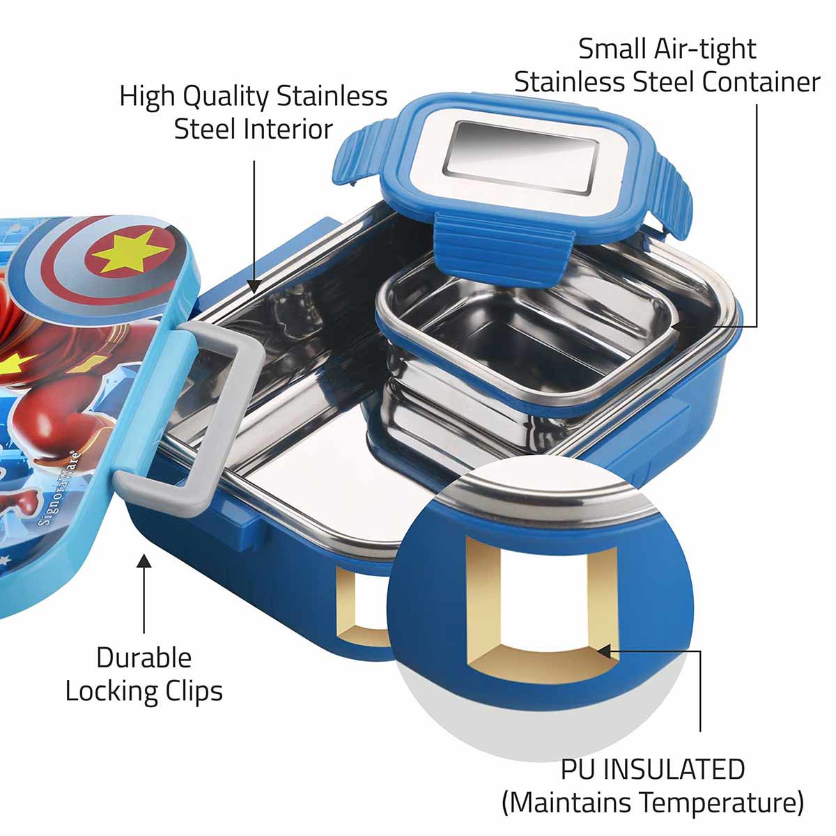 Chipmunk Steel Lunch Box (Designer)