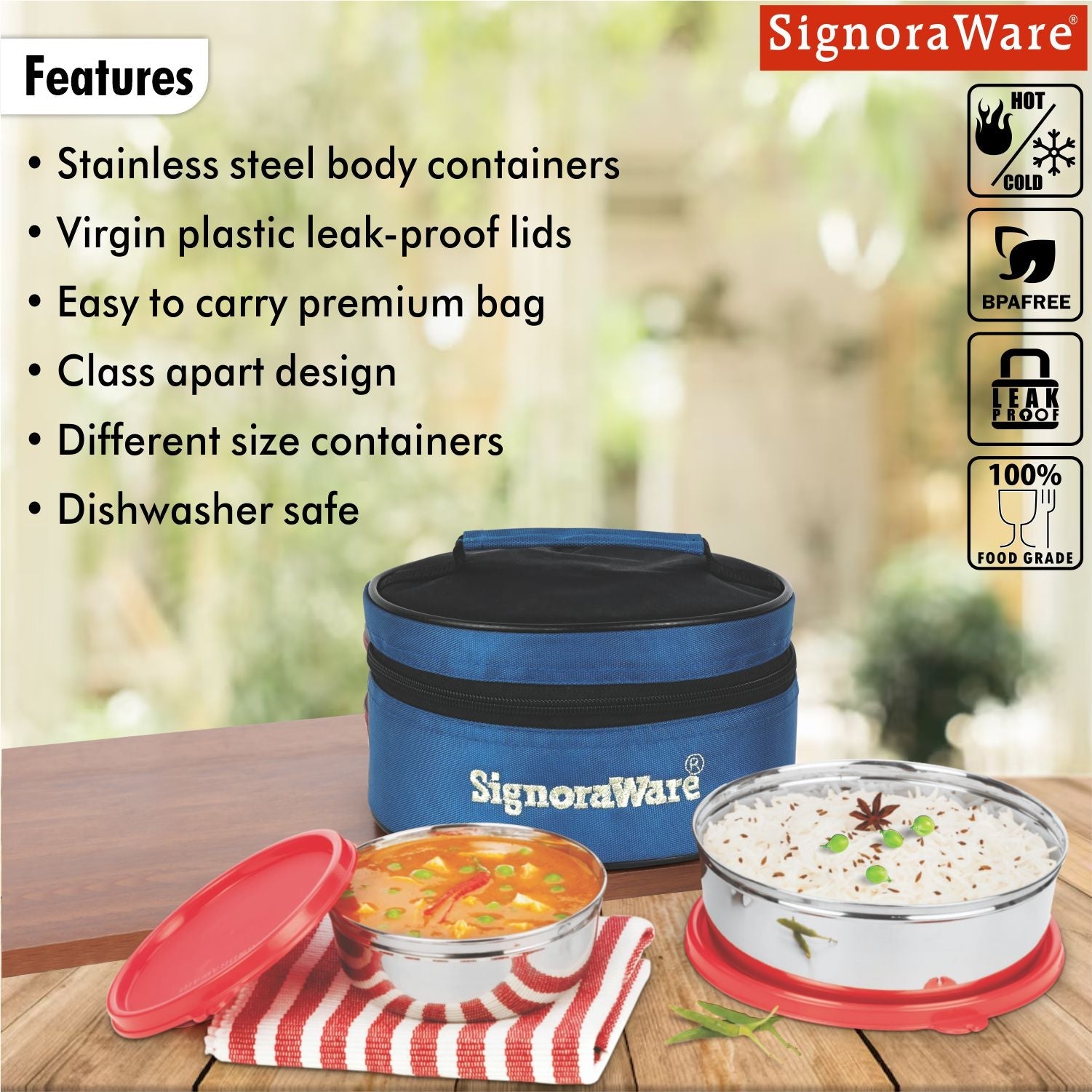 Classic Steel Lunch Box