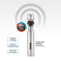 Bullet Vacuum Steel Bottle with Bag 1000 ml. | Flask |